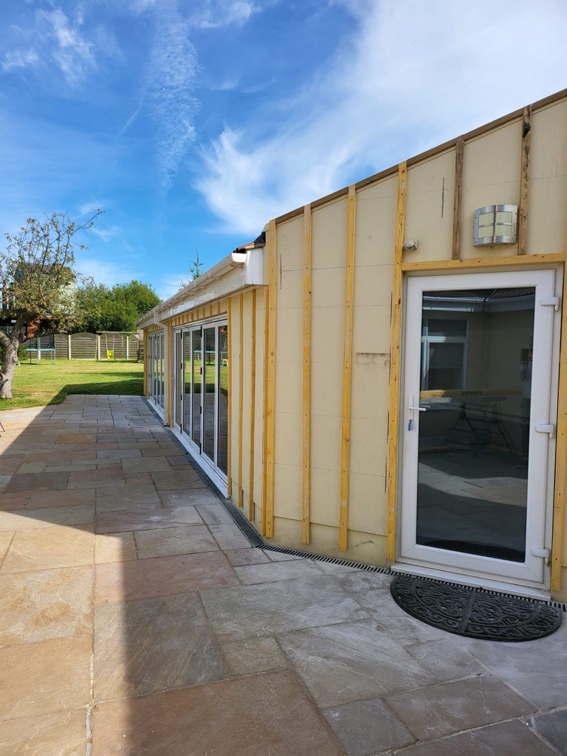 Distorted Cladding Restore the Look of a Timber Framed Pool House with Cladding – Easy Fascias